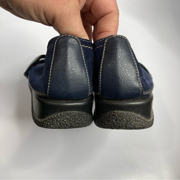 AEROSOLES butterscotch flats navy blue leather size 8.5 - Picture 8 of 8